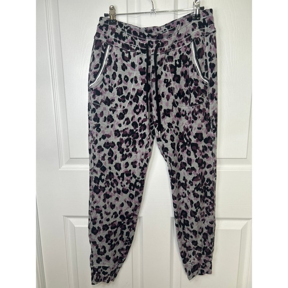 Calvin Klein Performance Women's Leopard Print Joggers Pants S/P Small - Picture 1 of 4